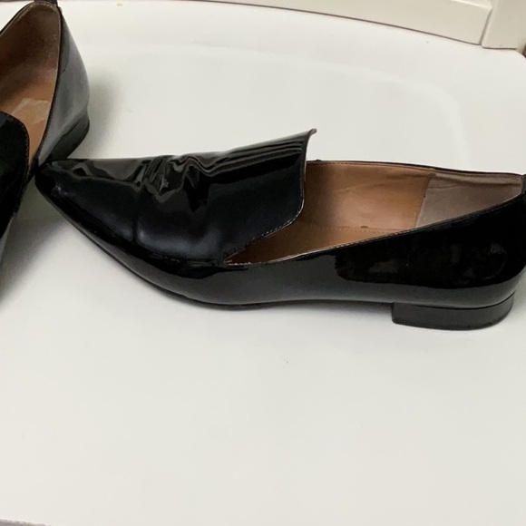 Calvin Klein Black Leather Loafers Flats - Picture 4 of 10